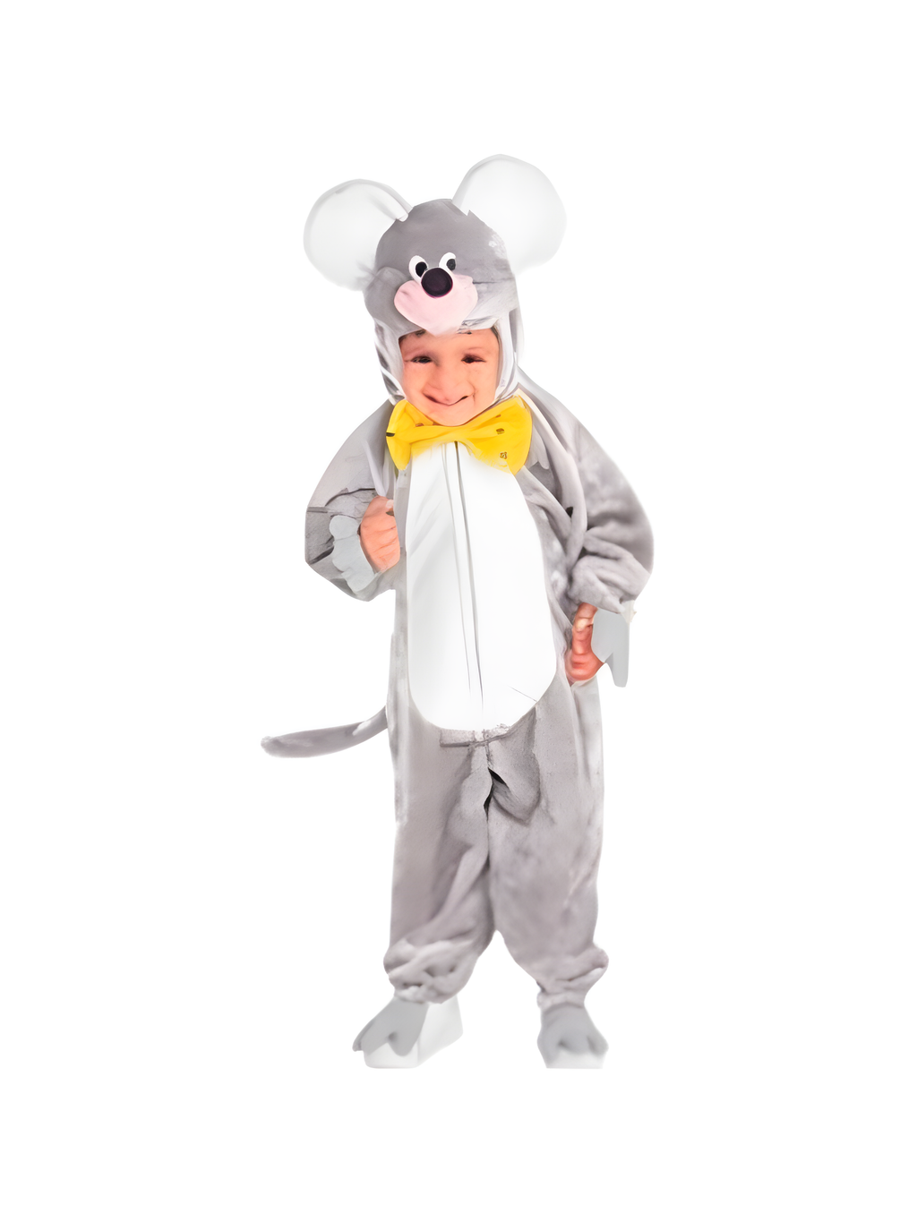 Child's Plush Grey Mouse Costume