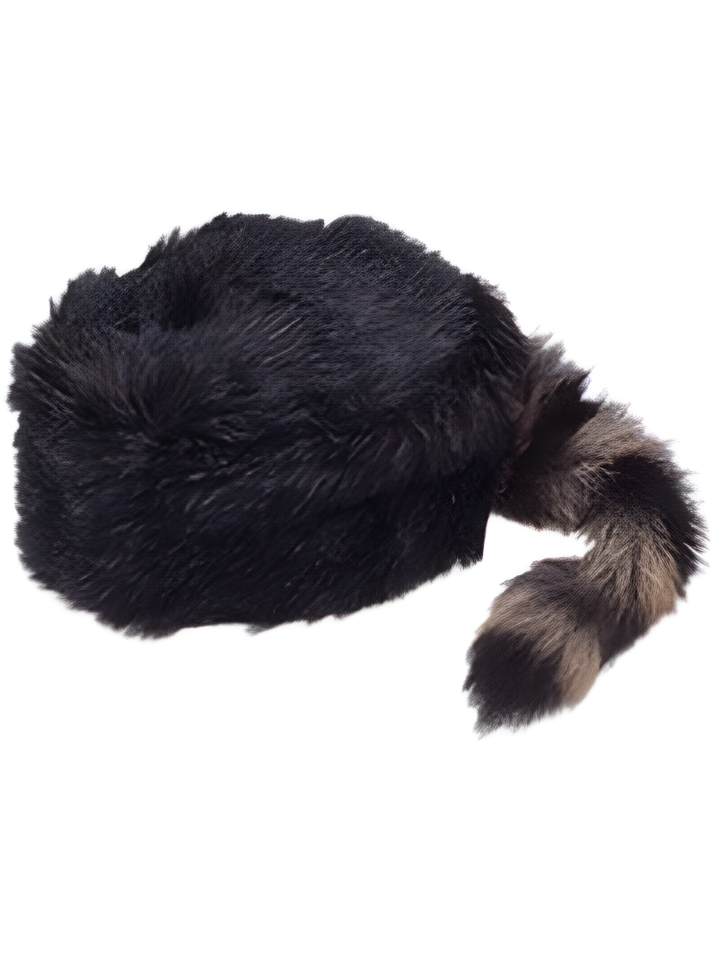 Coonskin Cap with Real Tail