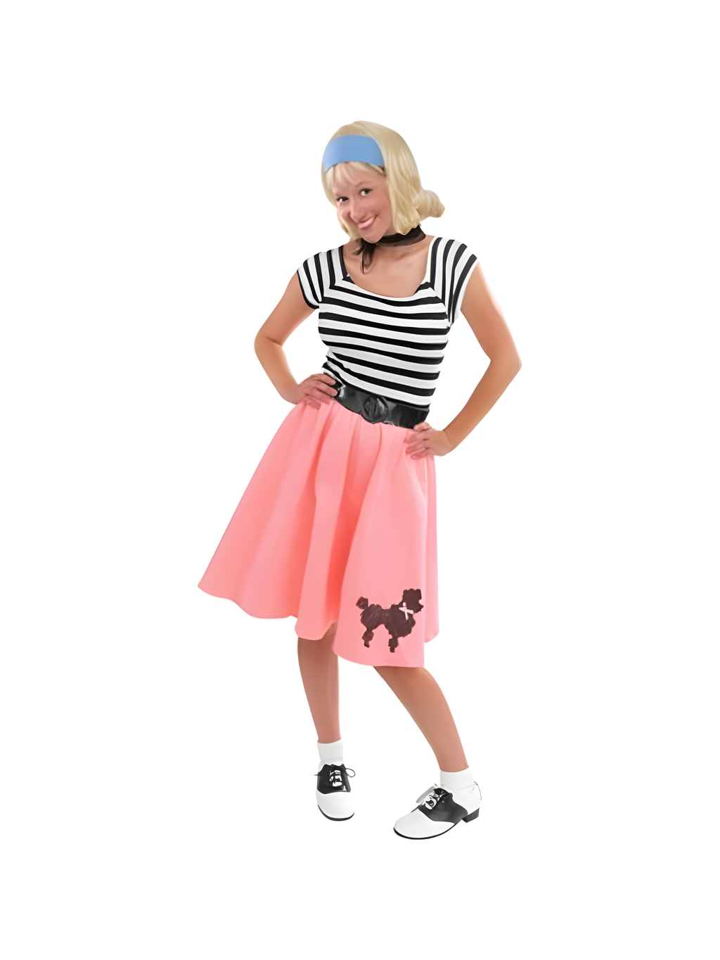 Adult Pink Felt Poodle Skirt