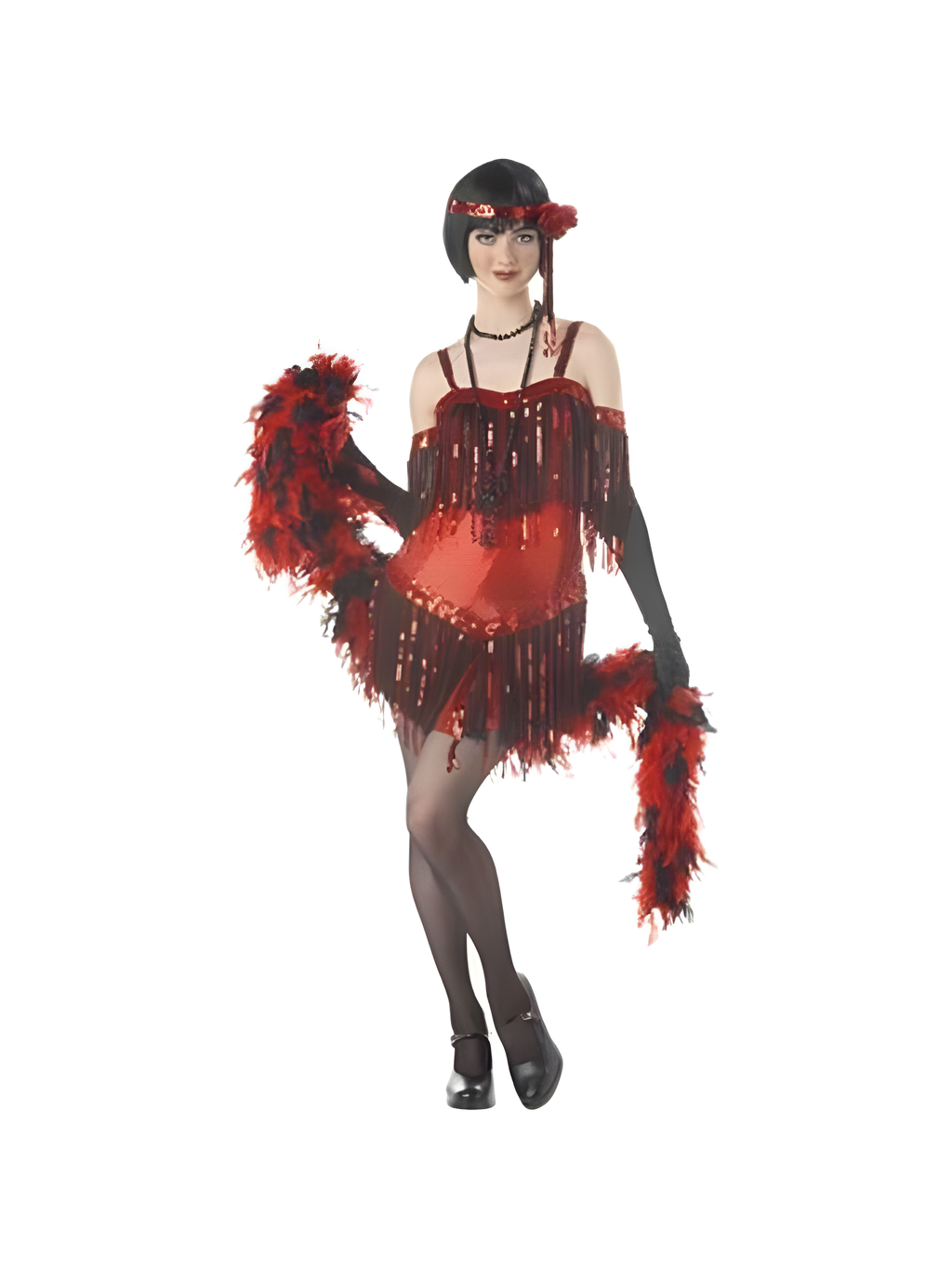 Women's Jazzy Flapper Halloween Costume (Junior Sizes)