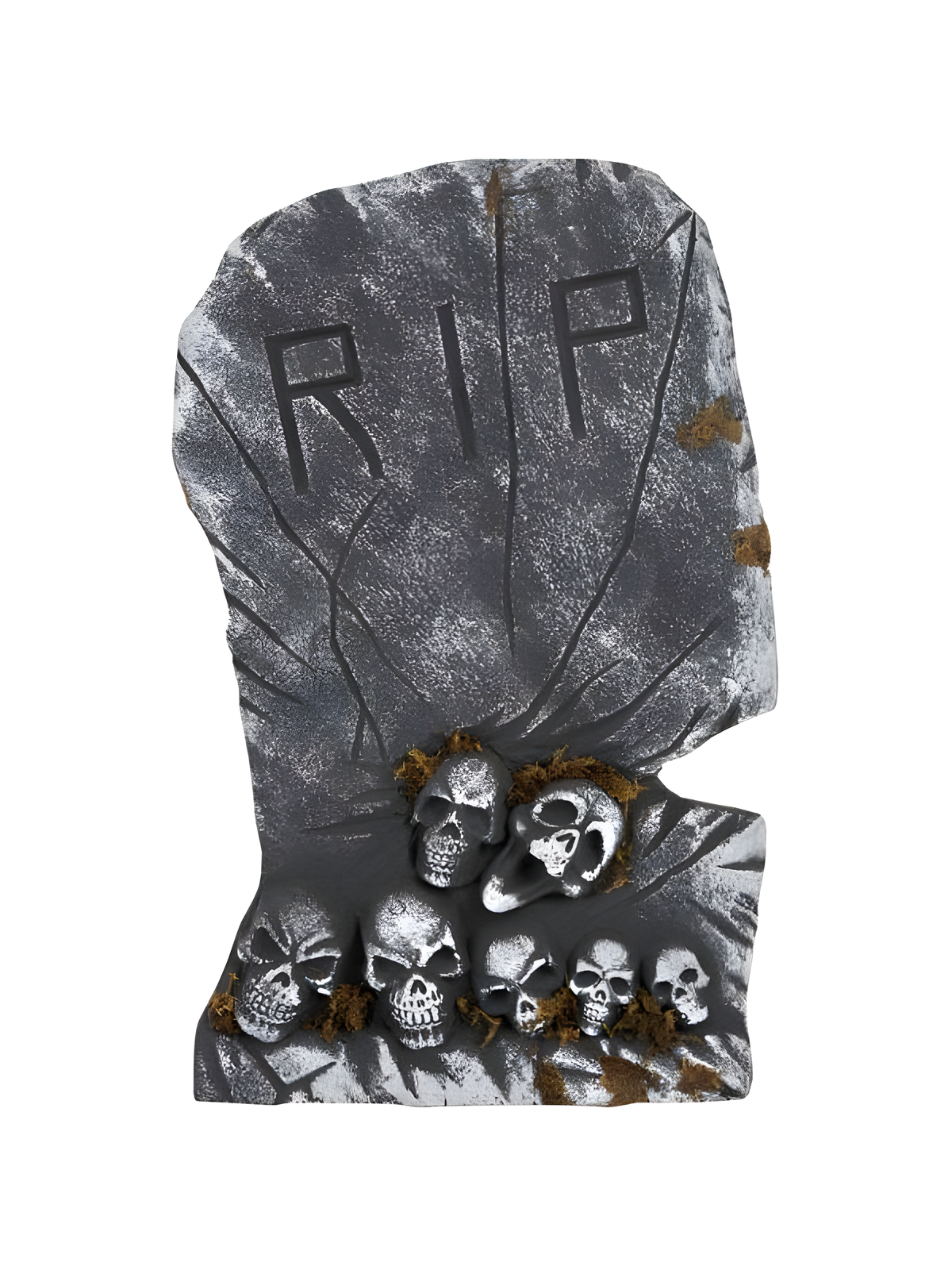 Skulls Weathered Tombstone