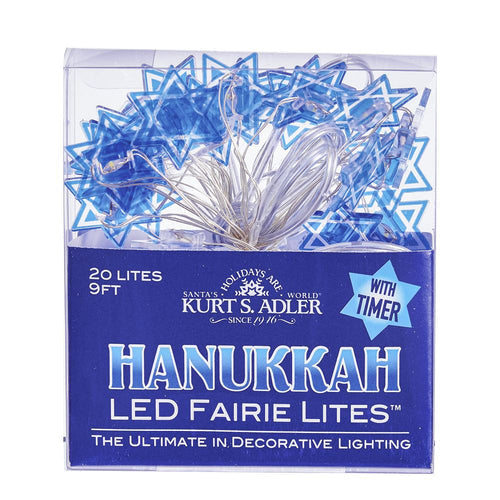 Battery-Operated Hanukkah LED Fairy Light - Dreidel