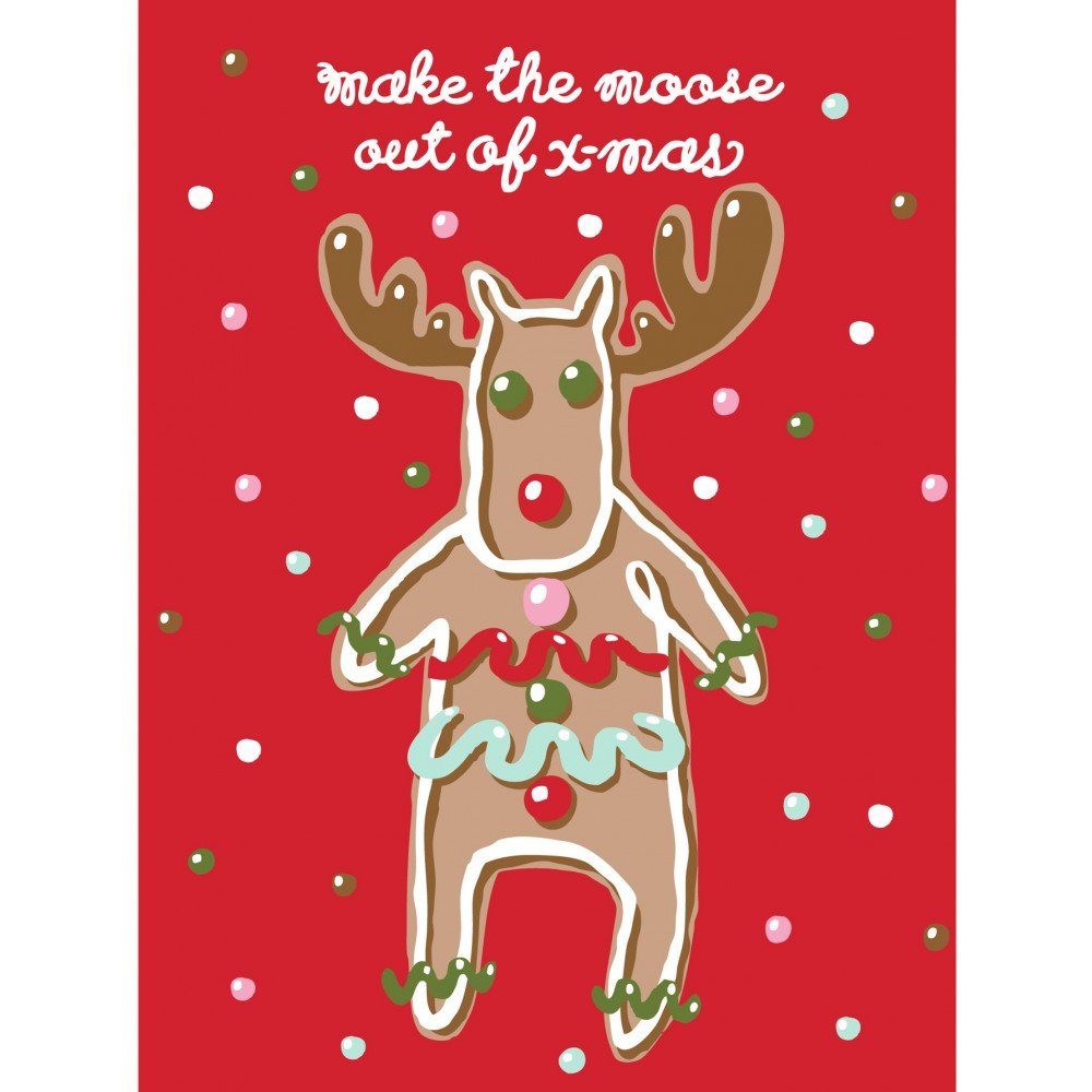 Magnet - Making Moose Christmas