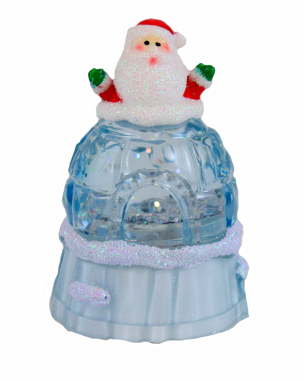LED Igloo Snowglobe - Santa