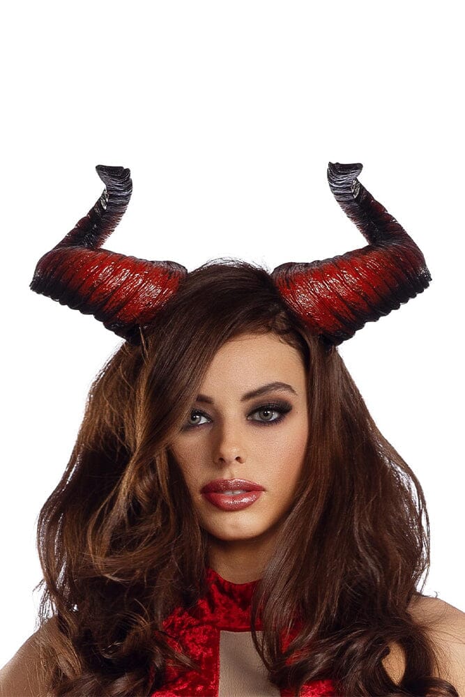 Party King Curved Demon Horns