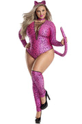 Party King Plus Pink Leopard