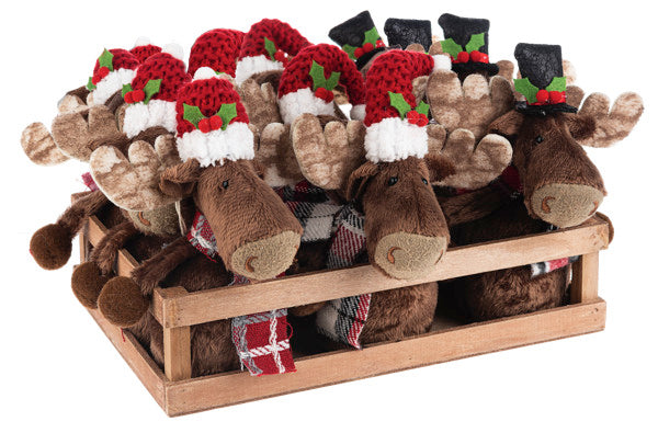 Merry Chris-Moose Plush Ornament -