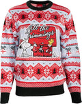 Peanuts House Snoopy and Woodstock All The Trimmings Adult Ugly Christmas Sweater