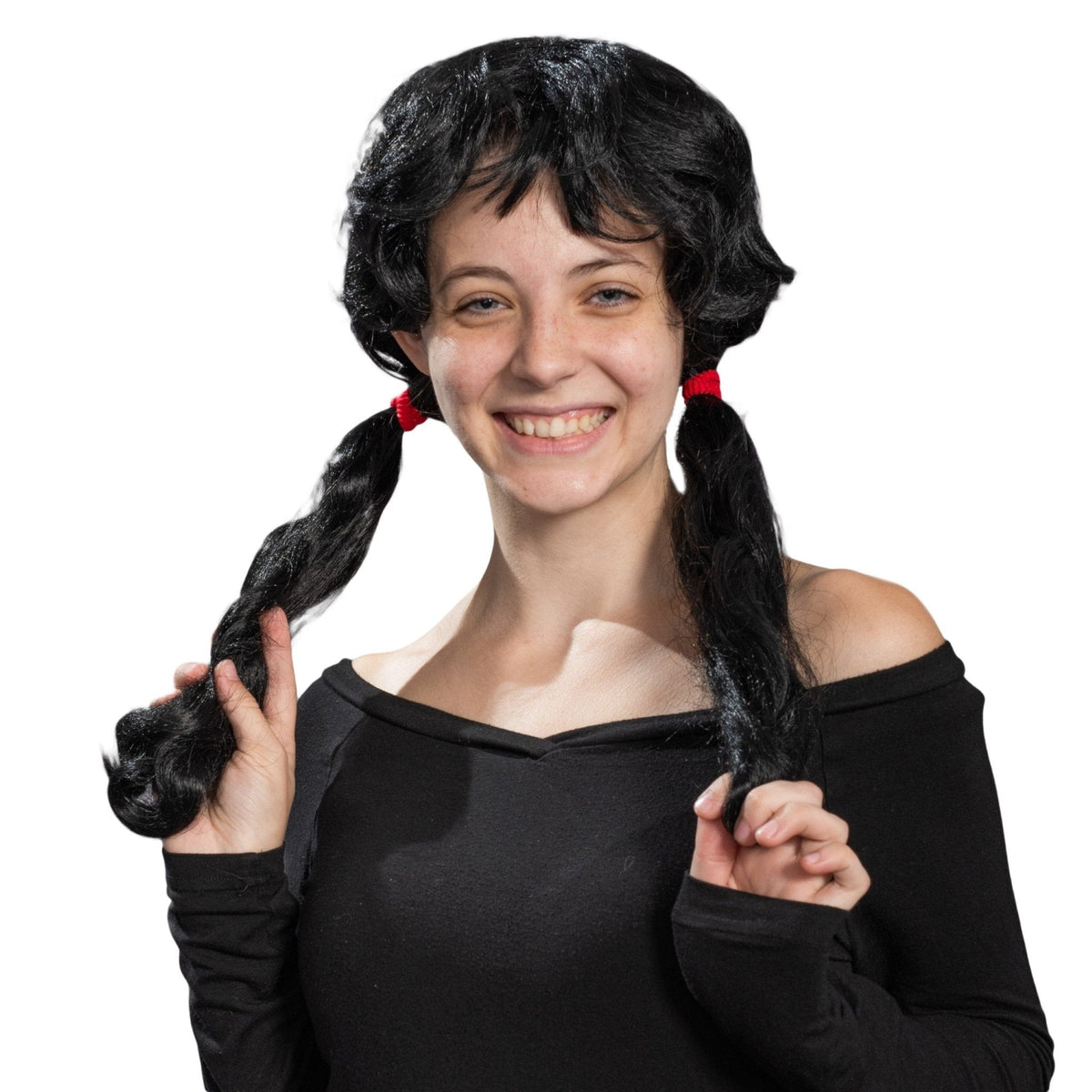 Penny Girl with Long Ponytails Halloween Cosplay Costume Wig