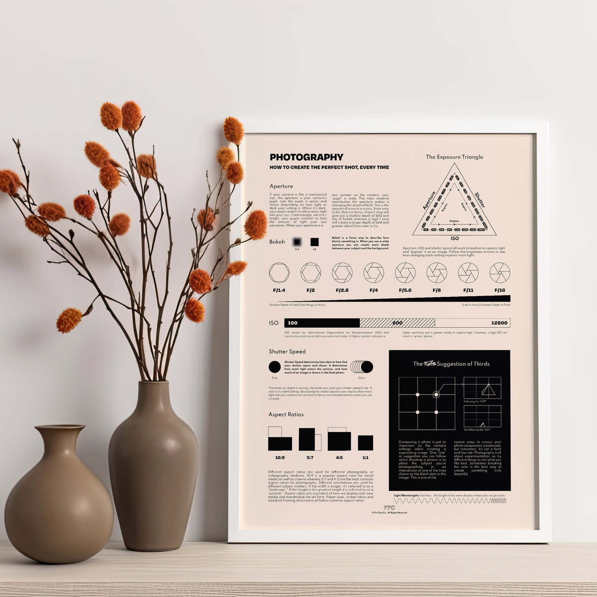 Photography Chart Print