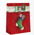 Country Christmas Gift Bag - Large - Joy Stocking