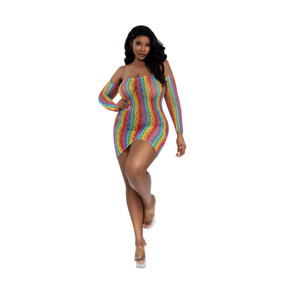 Plus Rainbow Mini with Arm Warmers