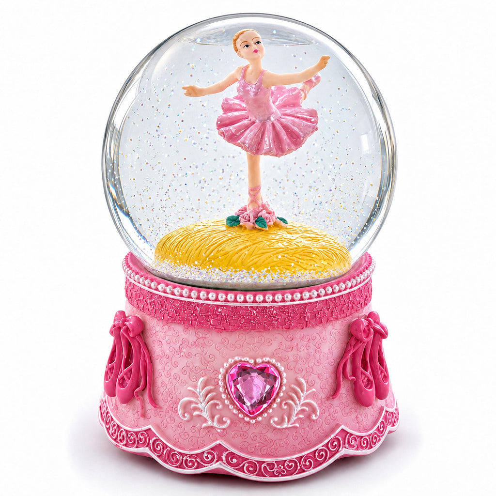 Ballerina in Spin Musical Water Snow Globe
