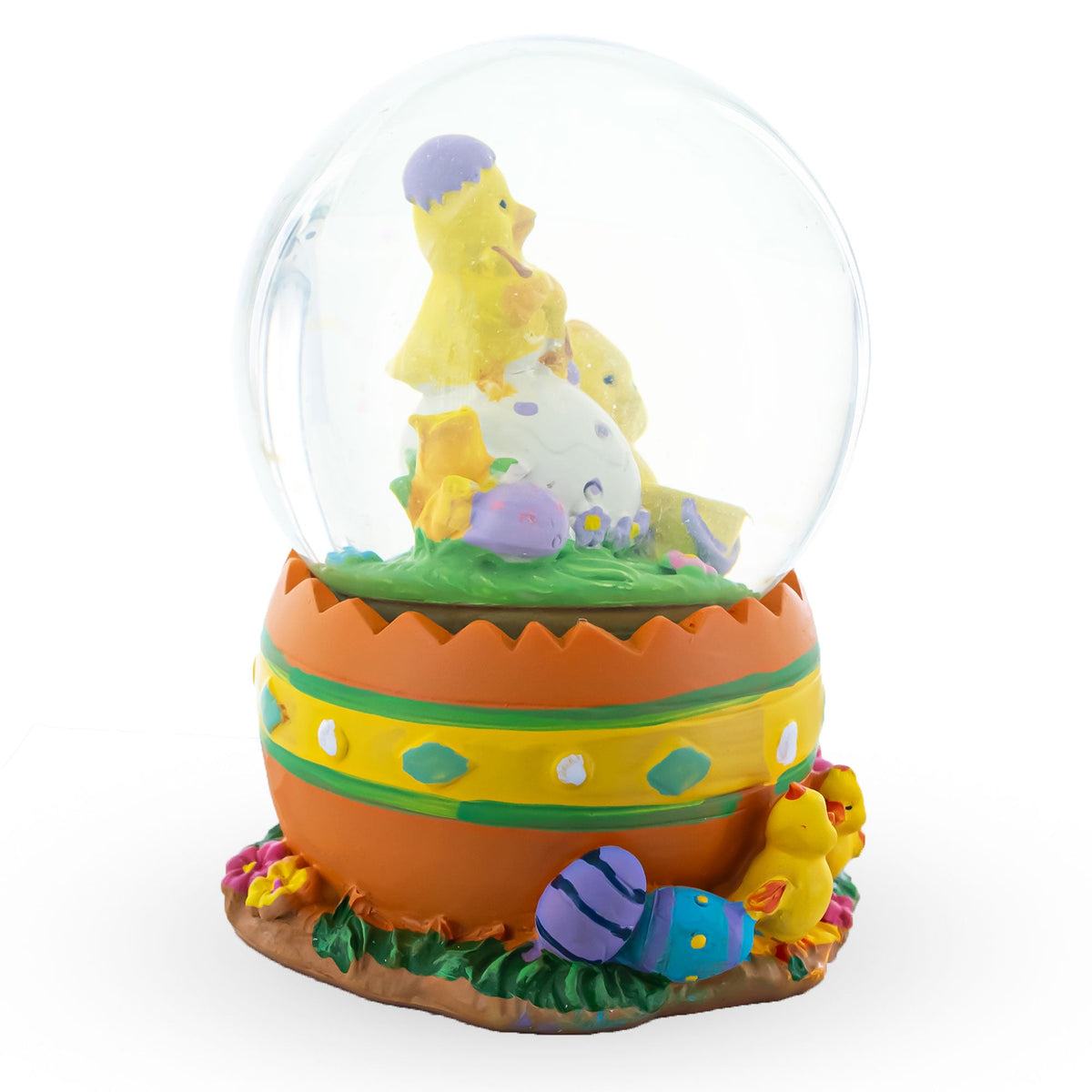 Mini Water Snow Globe with Chicks Decorating