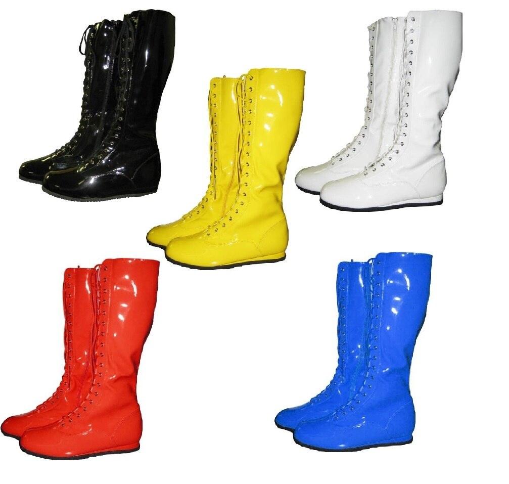 Pro Wrestling Adult Unisex Halloween Cosplay Costume Boots