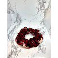 Mini Reindeer Buffalo Plaid Christmas Scrunch
