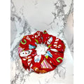 Red Christmas Cookies Scrunch