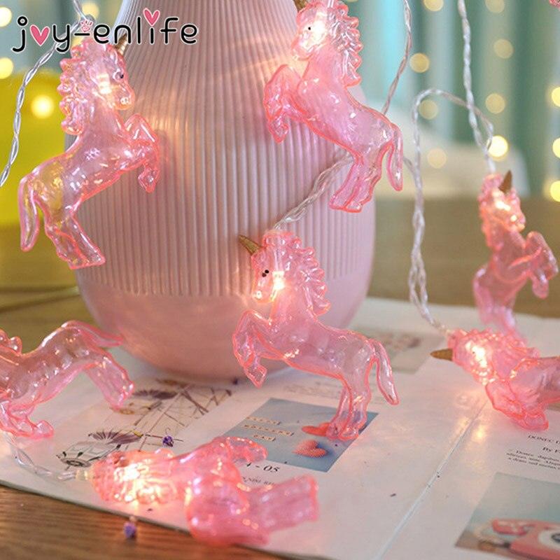 10-LED Unicorn Fairy String Lights, 1.5 m