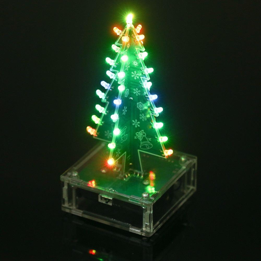 Color-Changing Acrylic Christmas Tree Bluetooth Speaker