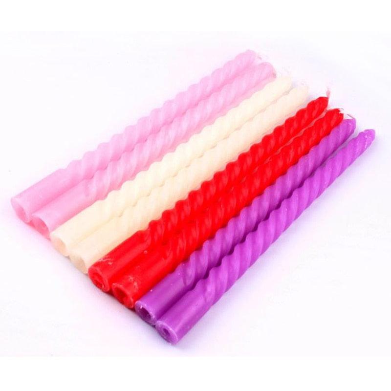 Taper Twisted Smokeless Threaded Candle