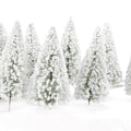 Pack of 10 Model Pine Trees Miniature
