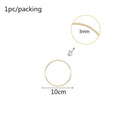 Wedding Wreath Gold Iron Metal Ring