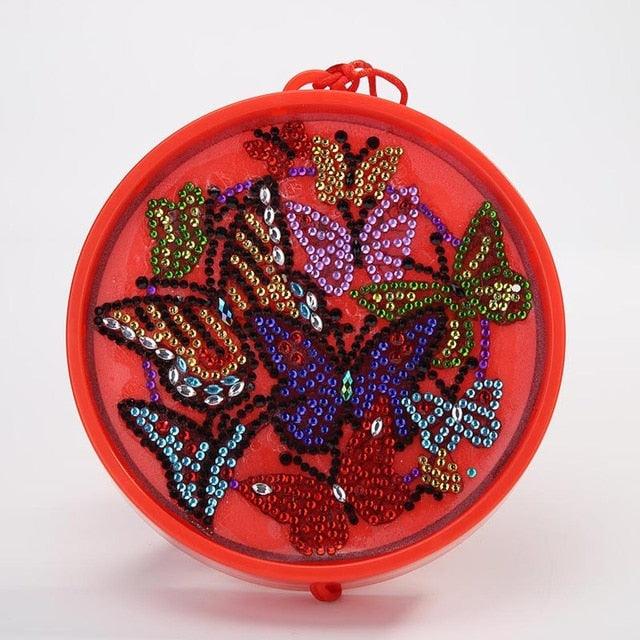 DIY Embroidery Diamond Art Painting Led Light Lamp Special Shaped