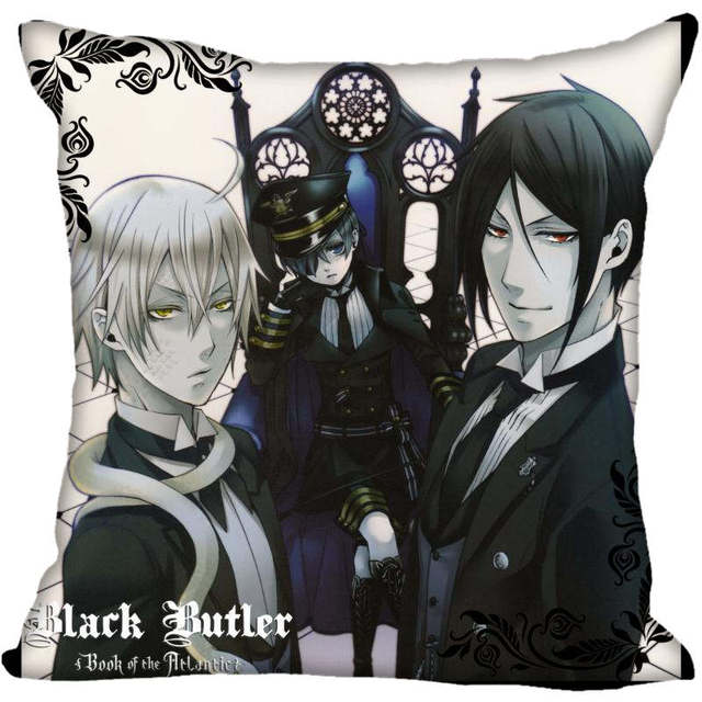 Black Butler Halloween Decorative Pillow