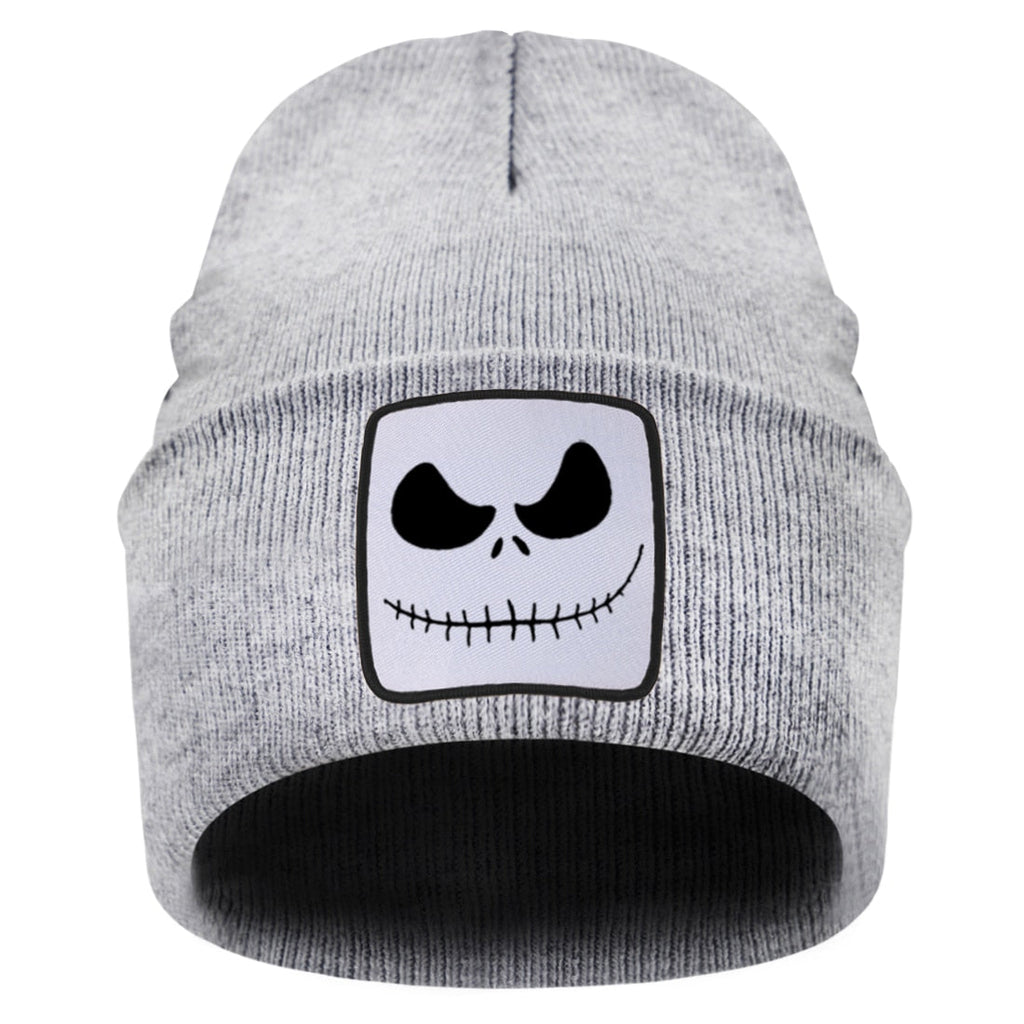 Jack Skellington Print Knitted Cap
