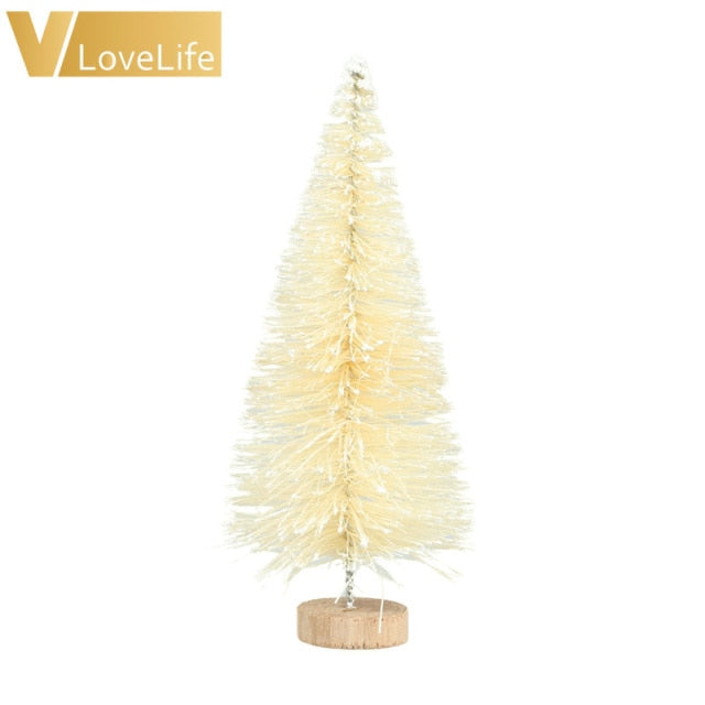 Small Pine Tree Placed In The Desktop Mini Trees For Home