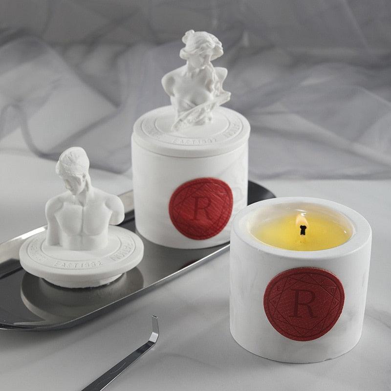 Decorative Scented Candle Cups, 18 Designs