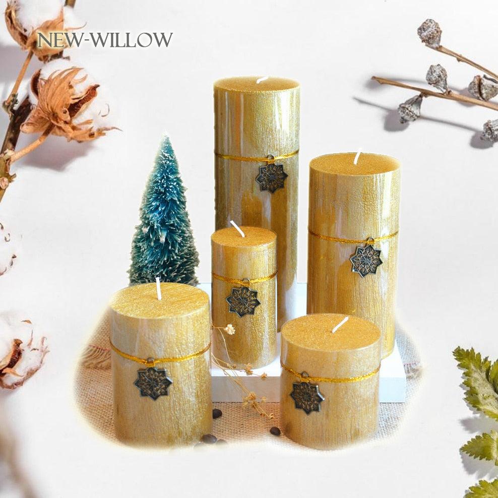 Golden Candles Smokeless Yoga Meditation Candle