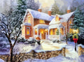 Frame Painting By Kits Numbers Christmas Landscape