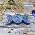 Triple-Moon Goddess Ritual Candle