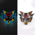 Glowing Neon EL Party Mask Halloween LED Mask