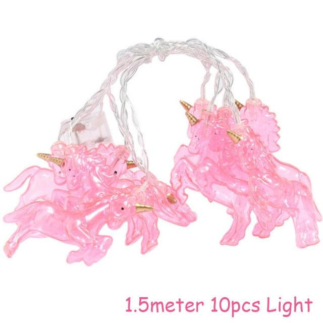 10-LED Unicorn Fairy String Lights, 1.5 m