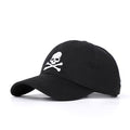 Skull Embroidery Sun Shade Baseball Cap