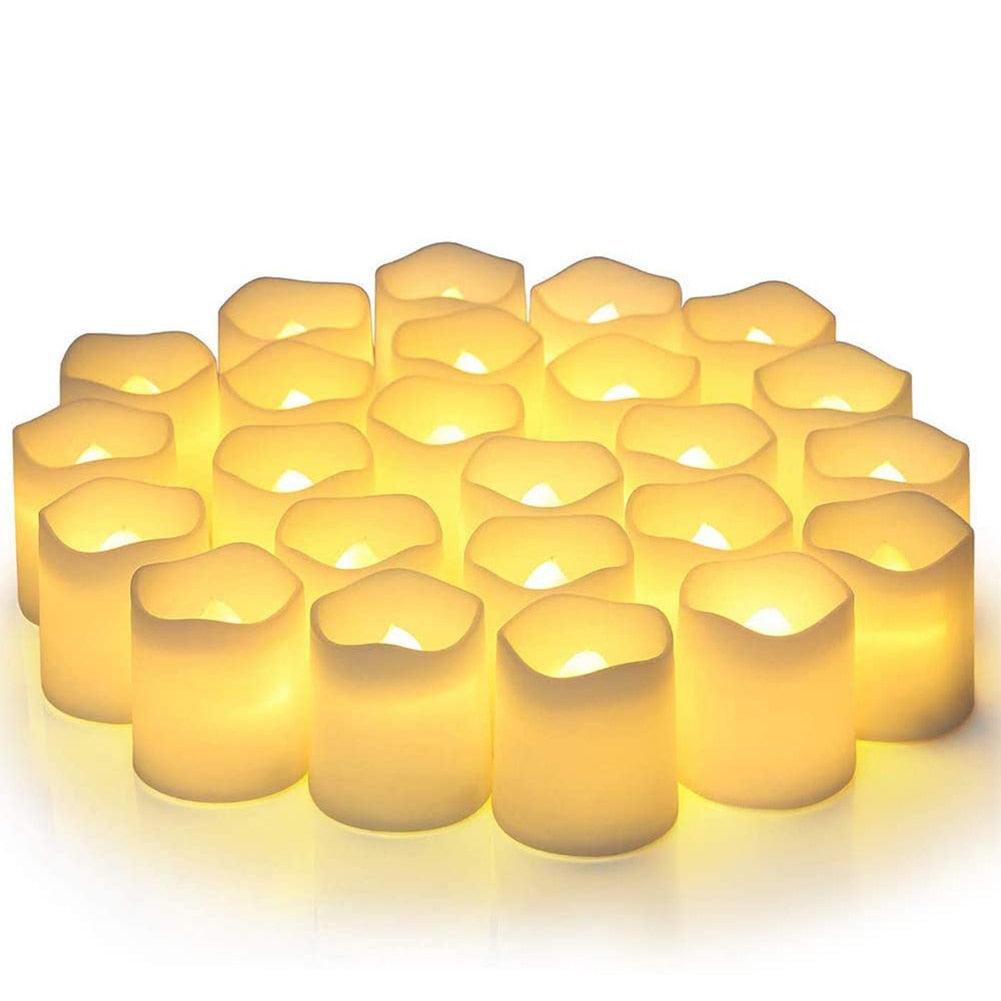 Flameless LED Tea Light Candles with Remote and Timer
