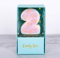 Rose Numbers Candles Cake Decoration Tool 0-9