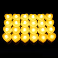 Heart 10pcs Creative LED Candles Tea Light Lamp Battery Powered