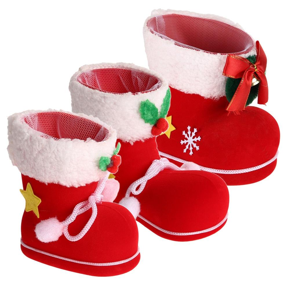 Merry Christmas Candy Boots For Christmas