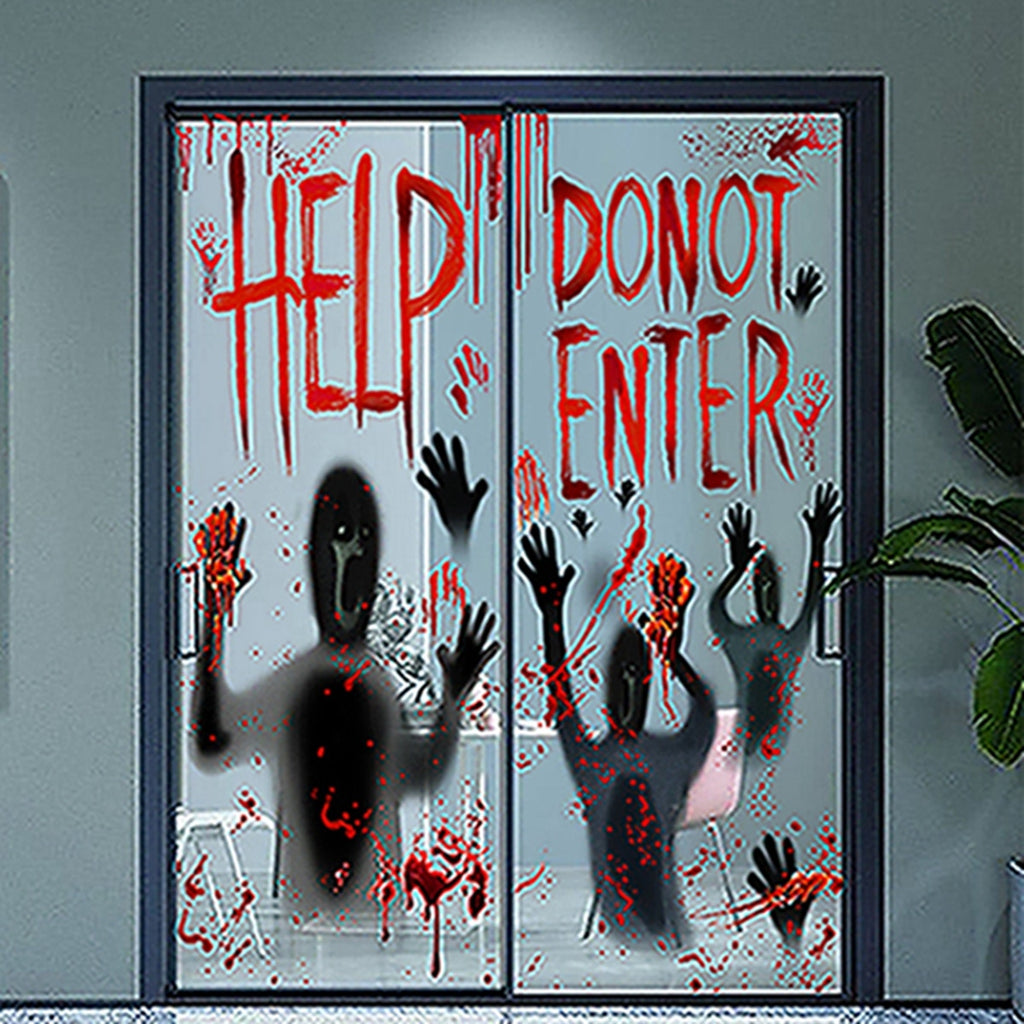 Scary Removable Halloween Stickers