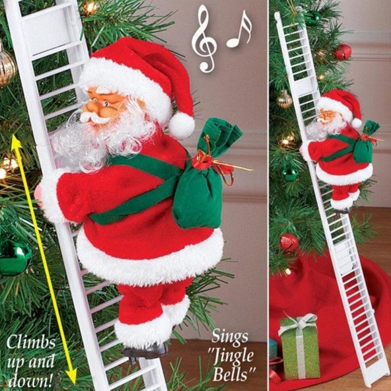 Climbing Santa Christmas Decorations, Electric & Hanging Styles