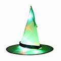 Halloween Decoration Witch Hat LED Lights Halloween Elf Ears Kids Home Party Decor Supplies Outdoor Tree Hanging Ornament Diy