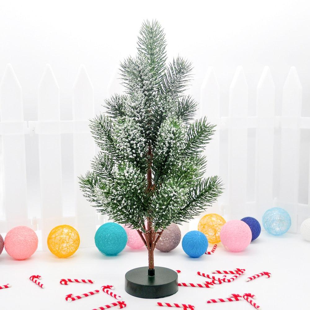 Shiny Mini Artificial Christmas Tree Desktop Decoration