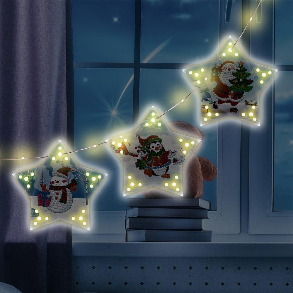 Diamond-Painting Christmas Hanging Lights