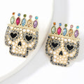 Skull Stud Earrings Party Accessory