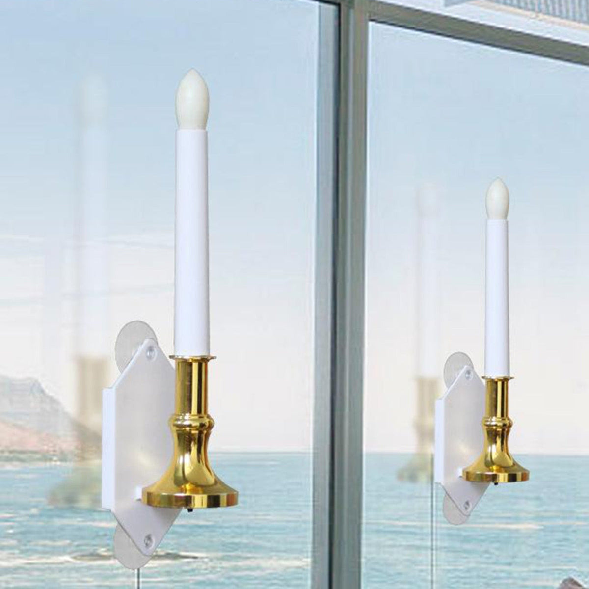 Christmas Window Candle Lights, Solar Powered