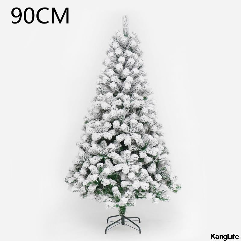 Green High Quality Christmas Tree With Snow