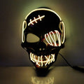 Halloween Mask LED Light Up Mask Scary Skull Ghost